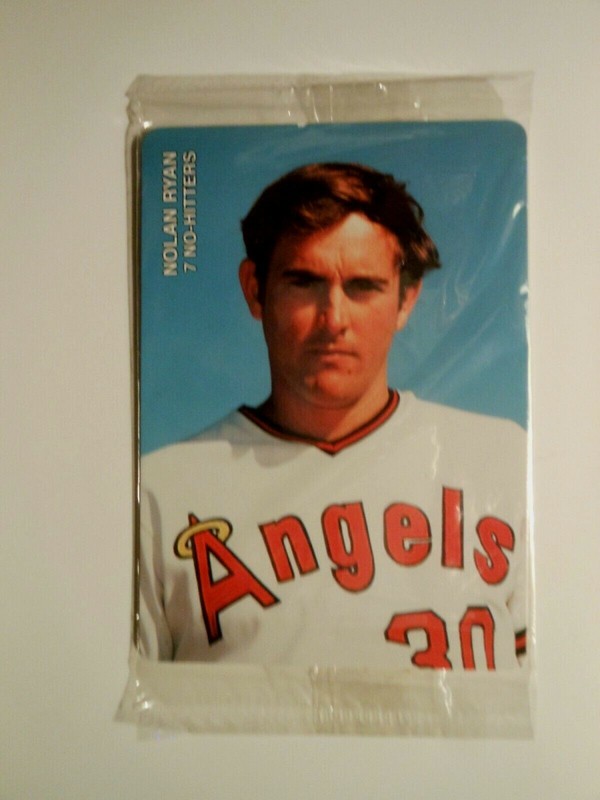 1992 MOTHER'S COOKIES CARD NO HITTERS SET 1 of 8 NOLAN RYAN TEXAS RANGERS sealed