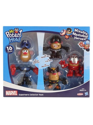 Playskool Mr. Potato Head Mixable Mashable Heroes Super Hero Collector ...