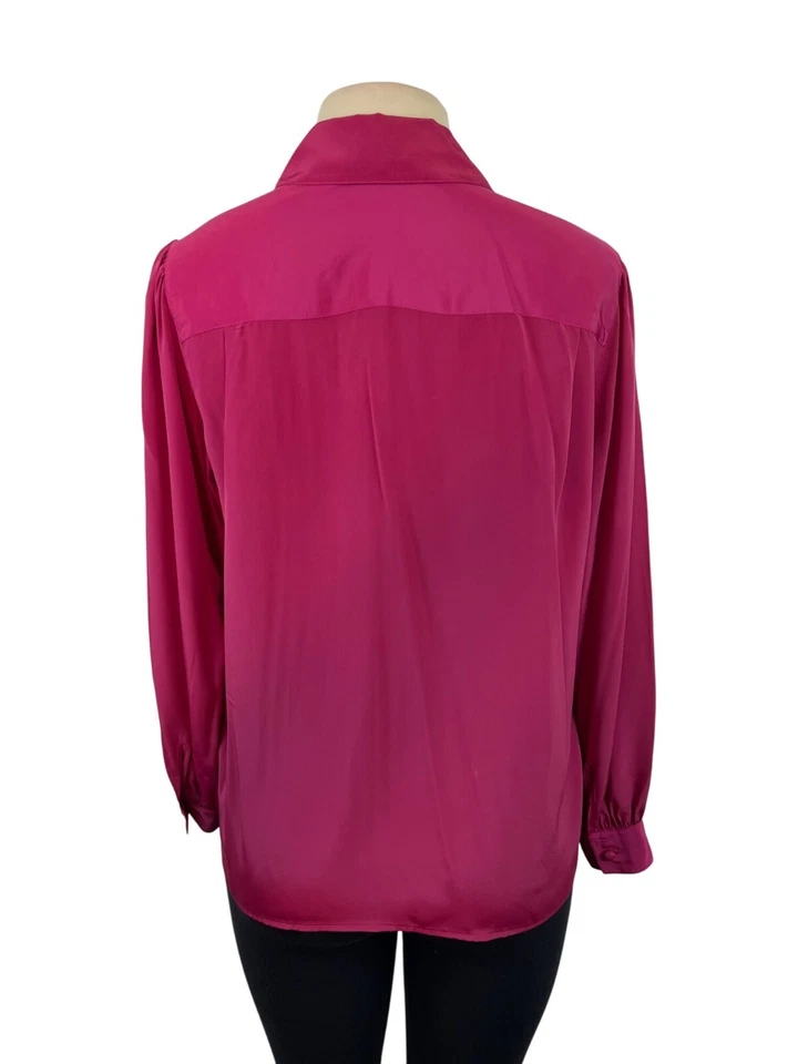 复古灵感长袖衬衫,带黑色领结,Josephine 出品,尺寸 6 — 第 3/4 张图片