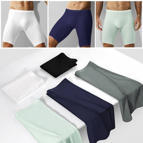 Boxer uomo rigonfiamento marsupio alto elastico pantaloncini mutandine intimo η