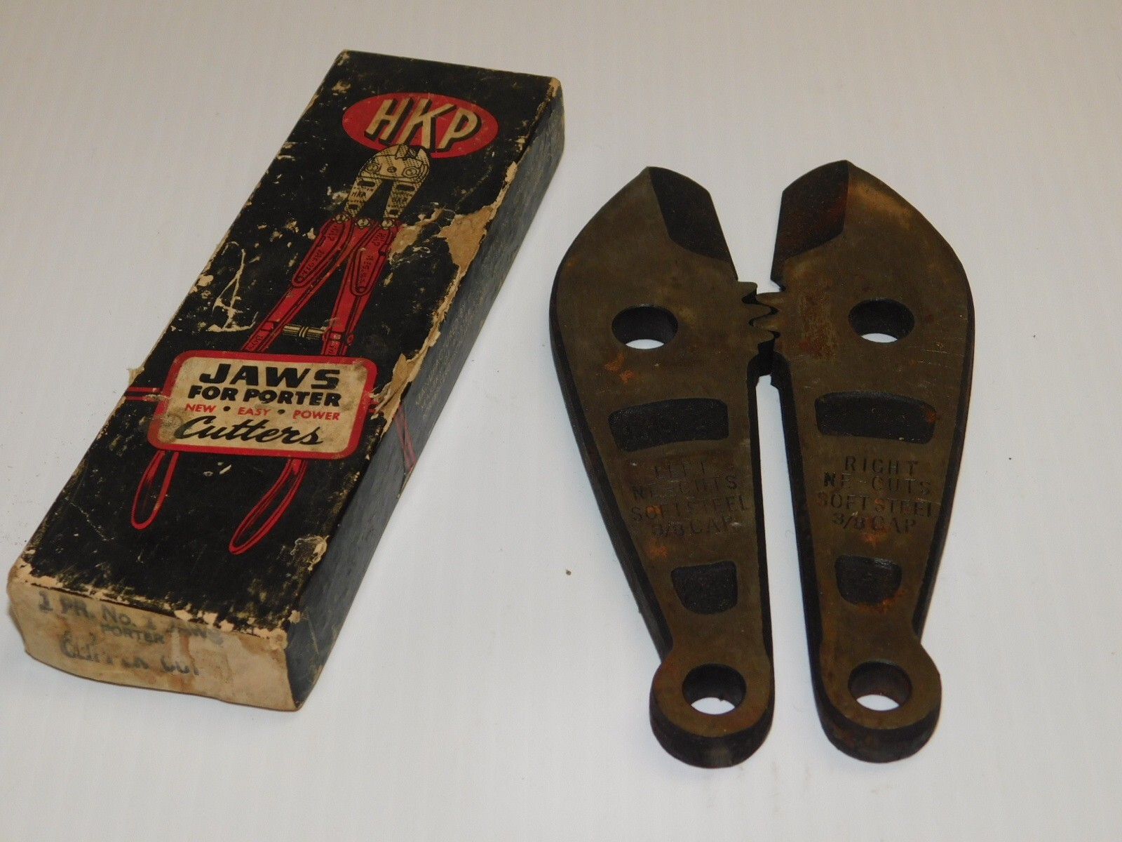 Vintage NOS HKP HK Porter No. 1 Bolt Cutter Jaws 3/8" Capacity Tools