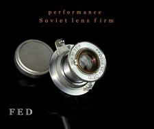 Lens INDUSTAR -10 FED  1 : 3.5  F 5 cm Copy Leica Mount m39  Zorki FED LTM