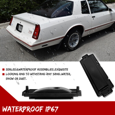 For 1981-1988 Chevy Monte Carlo SS Smoked Front & Rear Fender Side Marker Lights - Foto 5