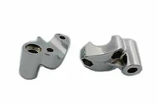 Offset Riser Stem Set Chrome for Harley Davidson by V-Twin