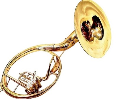 HAHAPA HANDMADE BRASS FINISH 22'' SOUSAPHONE BRASS MADE TUBA FREE SHIPPING