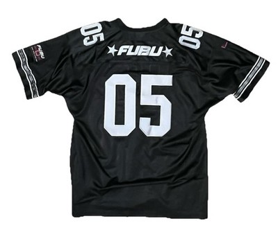 FUBU アメリカンフットボールシャツ XL 05 RARE Fubu Football Jersey #05 Mens Size XL Black Y2K | eBay