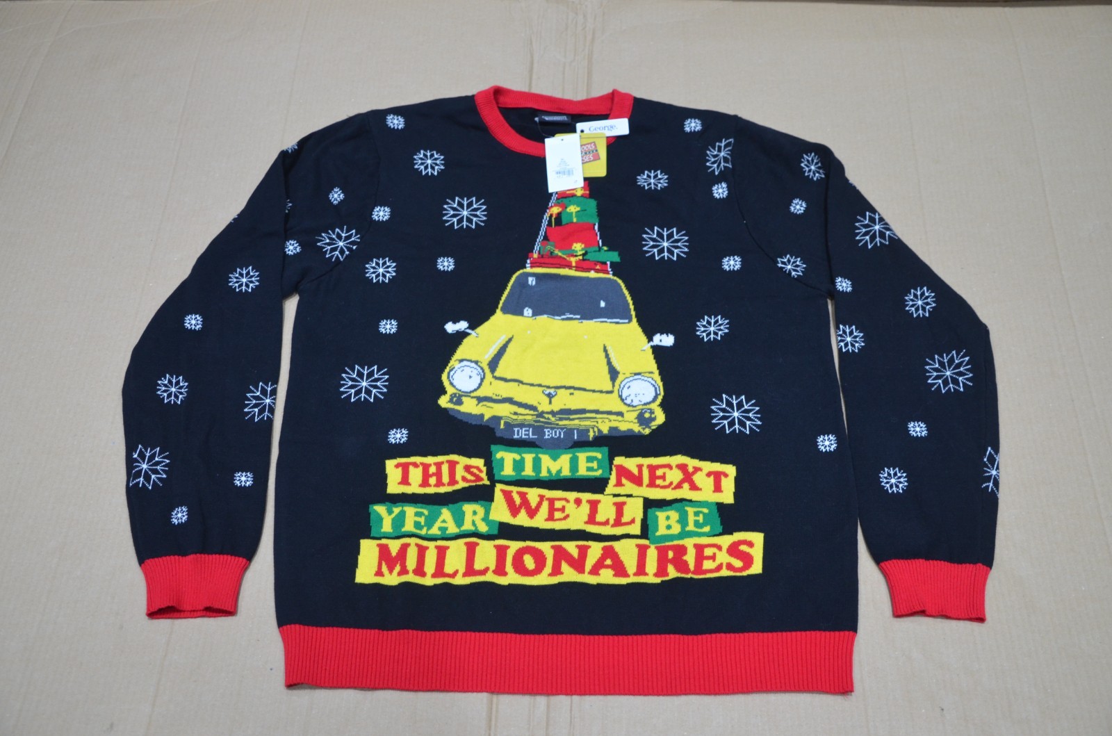 Only Fools And Horses Christmas Millionaires Jumper XL X-Large 45-47"" 114-119cm