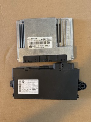 BMW E63 E64 650i DME ECU + CAS3 Module Set | 7 586 909-01 and 61.35-9147222-01