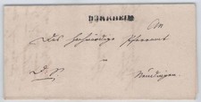 Baden 1850 Vorphila Faltbrief mit L1 D&Uuml;RRHEIM 208