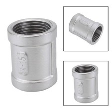 Industrial Grade 304 Stainless Steel Straight Coupling 4 Pack w Filter