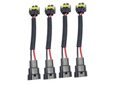 9006 9005 to H11 H8 Retrofit Wiring Harness for Light Bulb Lamp Connector Soc