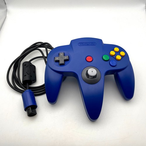 OFFICIAL NINTENDO 64 N64 CONTROLLER BLUE TESTED GOOD STICK - VERY GOOD CONDITION