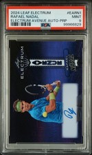 2024 LEAF ELECTRUM ELECTRUM AVENUE AUTOS PURPLE #EARN1 RAFAEL NADAL 2/7 PSA 9