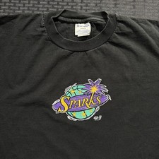 Rare Vintage Champion Los Angeles Sparks WNBA Graphic T Shirt Size Large LA
