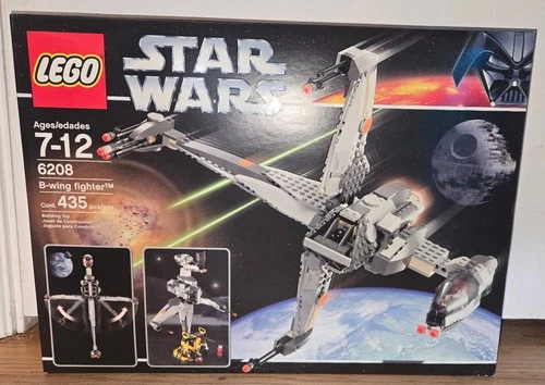 LEGO Star Wars B-wing Fighter 6208 Set - 435 Pcs- New Sealed Excellent Condition