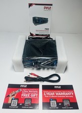 Pyle PTAU45 Wireless BT Streaming Mini Stereo Power Amplifier 2 Channel Amp Sys.