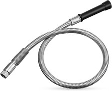 44 Inches Pre-Rinse Hose, Heavy Duty Flexible Stainless Steel Spray Hose with He