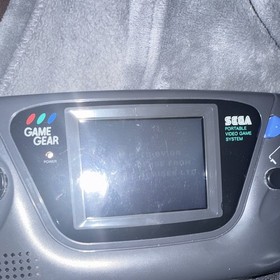 SEGA Game Gear Console Lot w/ AC Adapter, Carrying Case & Sonic Games
