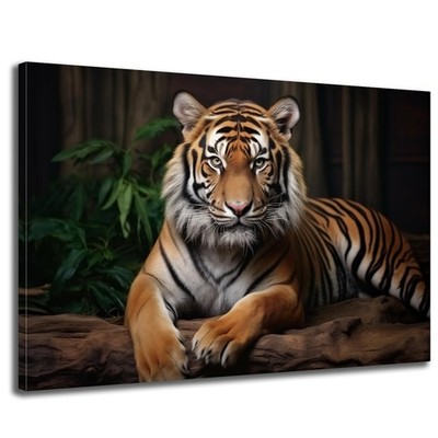 Tiger Wall Art Wild Animal Canvas Wall Art Tiger Pictures for Wall Painting P...