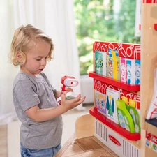 Melissa & Doug Wooden Scan It! Shop Mart Play Set Playset Toy