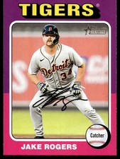 2024 Topps Heritage #46 Jake Rogers Short Print Tigers NM SP!