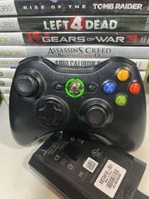 Xbox 360 S CONSOLE BUNDLE-20 Games/DJ Turntable-2 Controllers-Model 1439-KINECT