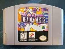 Deadly Arts (Nintendo 64, 1998) N64 - Cartridge Only - Tested