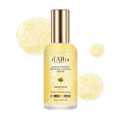 d'alba Piedmont White Truffle Oil Capsule Serum 3.38oz - Luminous Skin