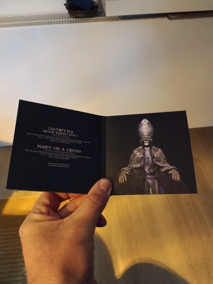 Ghost~Lachryma/Mary On A Cross, 4", 33 ⅓ RPM, Single, Stereo, Purple - Bild 4 von 4