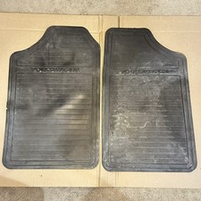 1989 Volkswagen Vw Fox Oem Brown Rubber Floor Mats Pair 1989 Volkswagen Vw Fox Oem Brown Rubber Floor Mats Pair