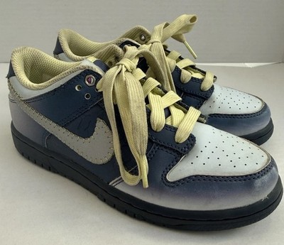Nike Dunk Low Halloween Blue Yellow Kids Size 1.5y Shoes Sneakers