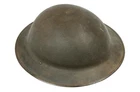 Original US Model 1917 / M1917 (Brodie-style) steel helmet WWI / World War 1