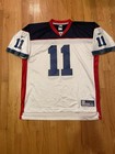 VTG Buffalo Bills Drew Bledsoe NFL Football Jersey Reebok On Field Sz XL White