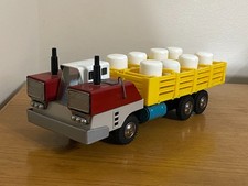 Sears Tin Friction Container Truck Milk Truck Vintage Japan ZA-87