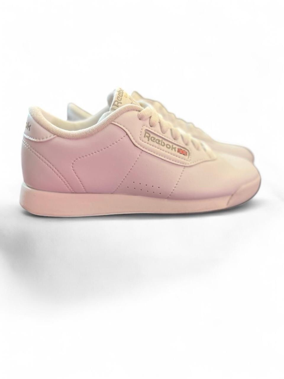 Reebok Classic Women's White Leather Low Top Sneakers Lace Up Breathable thumbnail 3
