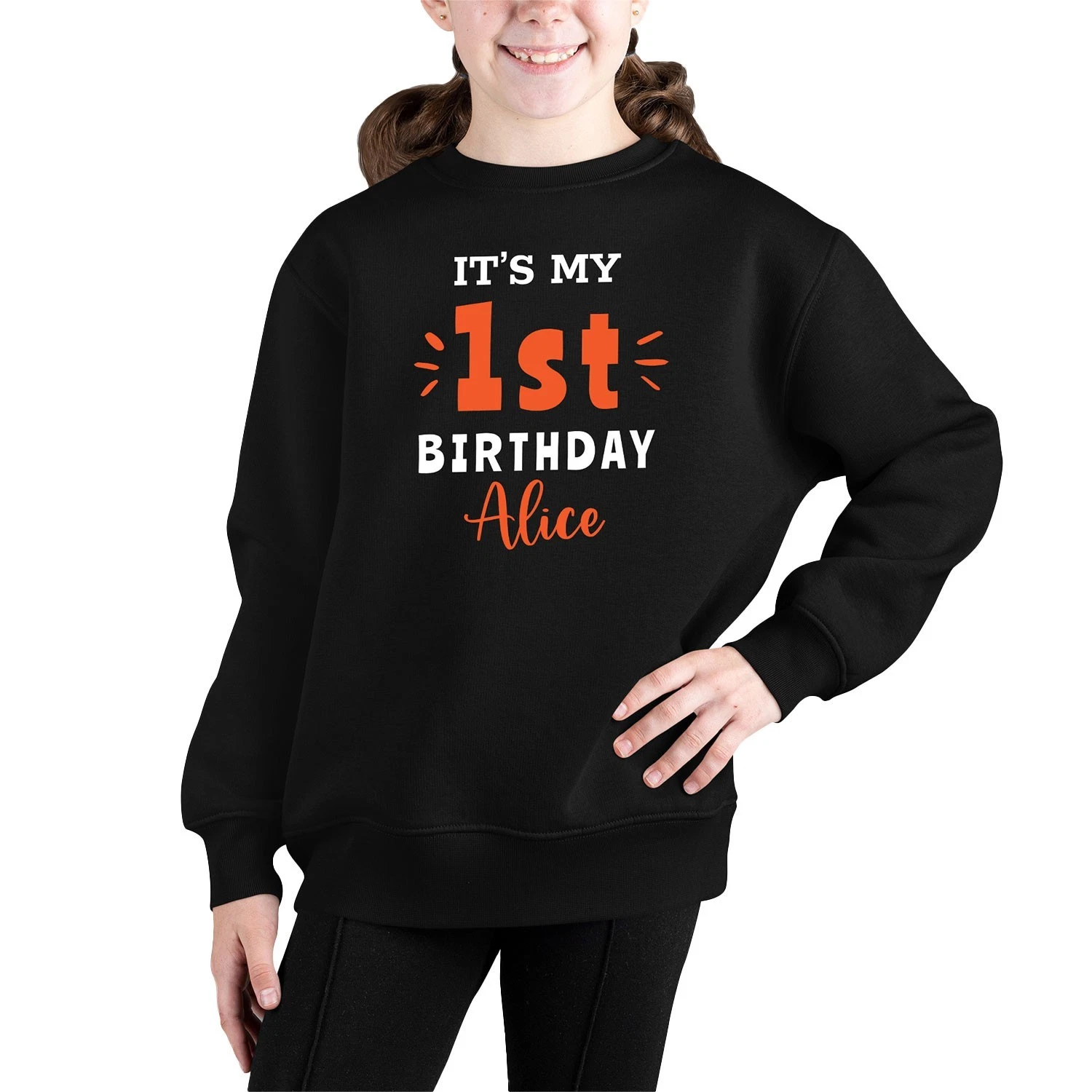 Personalised Birthday Jumper Age 1–5 Custom Name Gift for Boys & Girls