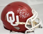 Brian Bosworth Signed Oklahoma Sooners Speed Mini Helmet w/ BOZ - Beckett Holo