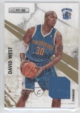 2010-11 Panini Rookies & Stars Gold Materials 296/299 David West #63 0f8