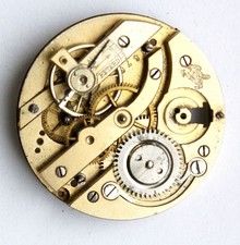 SWISS POCKET WATCH MOVEMENT BALANCE EXCELLENT EAGLE HOLDING ARROW HALLMARK