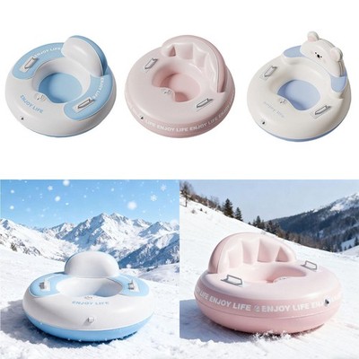 Aufblasbarer Schneereifen-Schlitten, tragbar, für Outdoor-Aktivitäten,