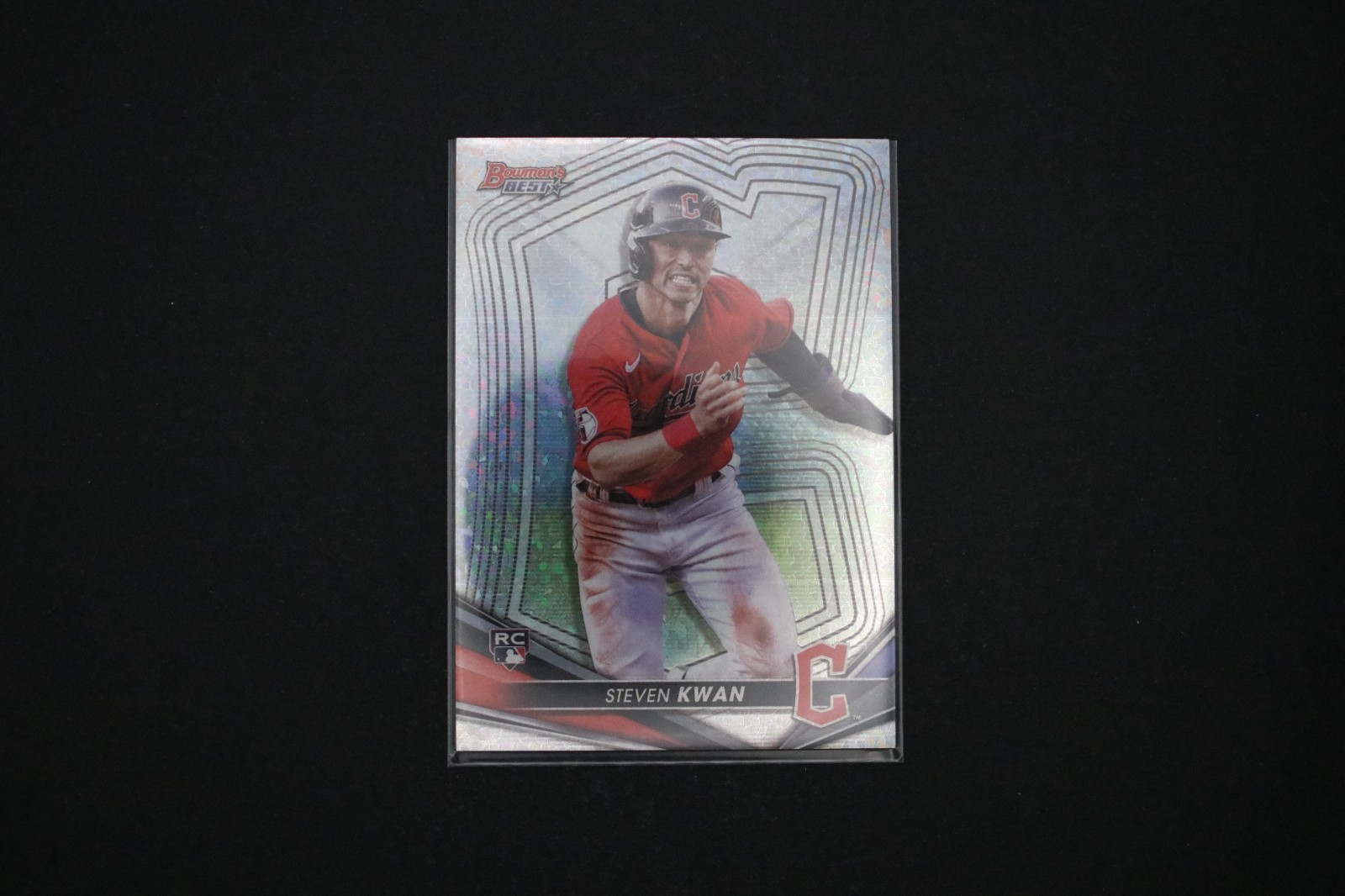 2022 Bowman's Best - Steven Kwan #35 Mini-Diamond Refractor /299 (RC)
