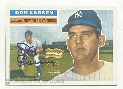 2002 Topps Team Topps Legends Don Larsen Auto #332 Autograph Yankees
