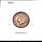 1901  Indian Head Cent  - Choice  Brown UNCIRCULATED  Condition