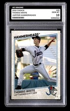 2024 Thomas White Minor League Rookie Card #29 Jupiter Hammerheads Graded 10. rookie card picture