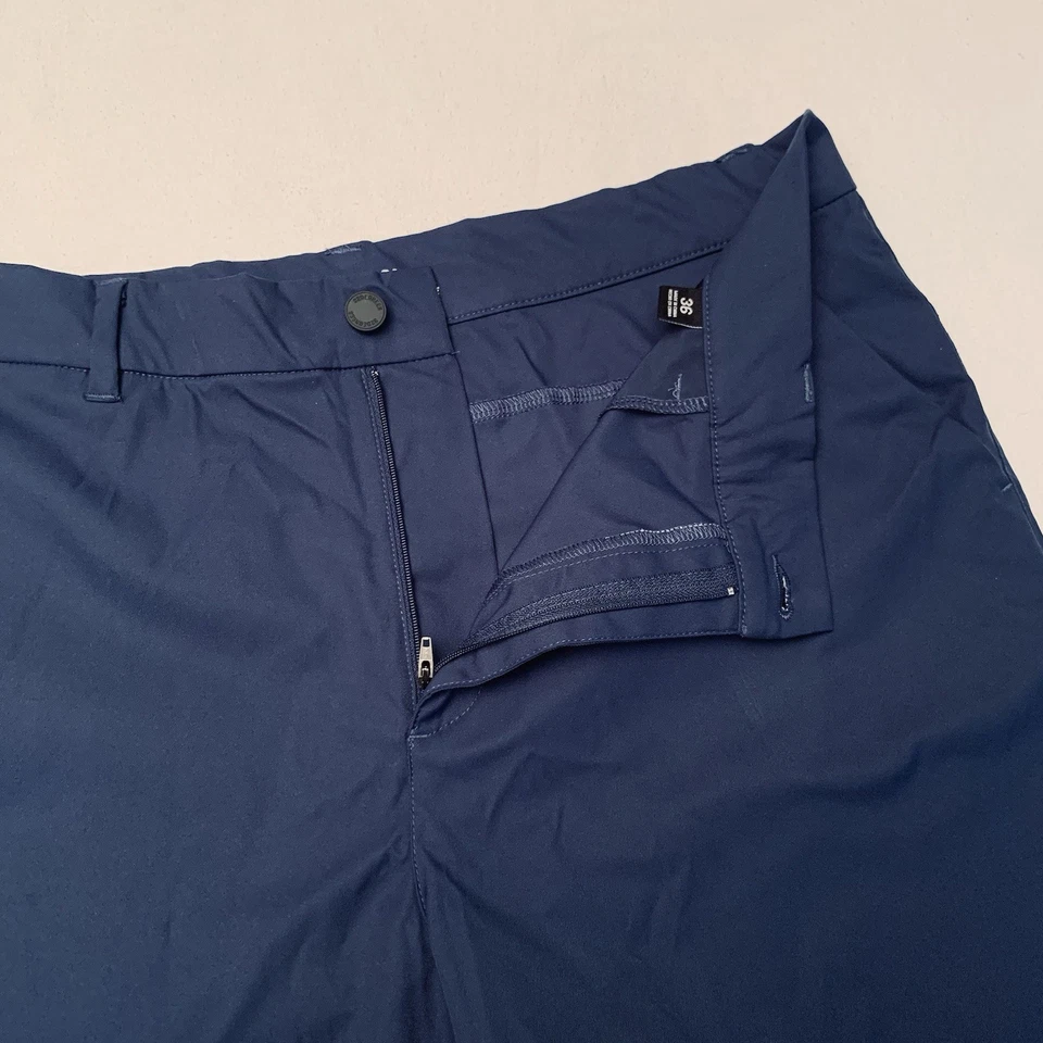 Pantalones Cortos 32 Degrees Cool Performance Tech Hombres Talla 38/9.5 Azul Bolsillos con Cremallera Elásticos Foto 3 de 4