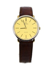 Omega DeVille Tw Tone Stainless Steel Watch
