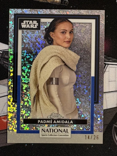 2026 Topps National NSCC Star Wars PADME AMIDALA #SW-35 Annual Refractor /26