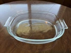 Vintage Pyrex 704 Oval 4 Qt Baking Casserole Roasting Dish