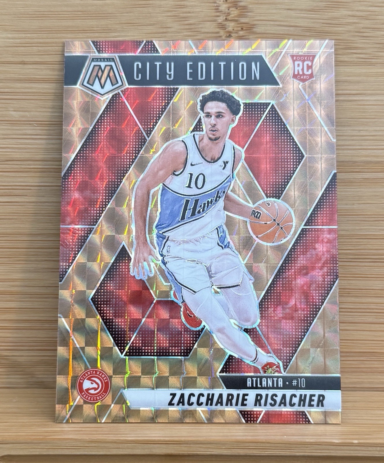 ZACCHARIE RISACHER 2024-25 MOSAIC CITY EDITION ROOKIE BRONZE RC /75