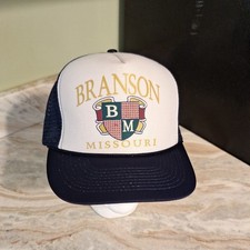 Vintage Branson Missouri Mesh Snapback Trucker Hat Design Really Nice 